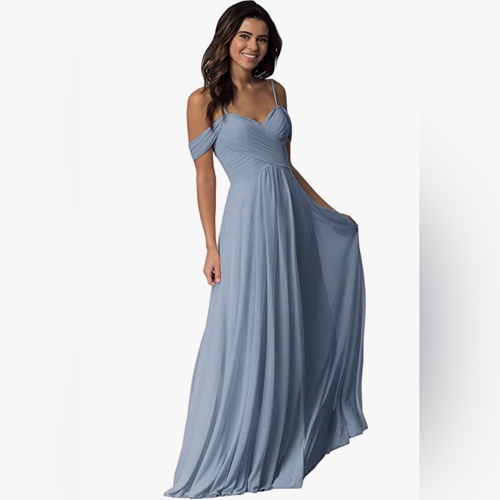 Off The Shoulder Bridesmaid Dress